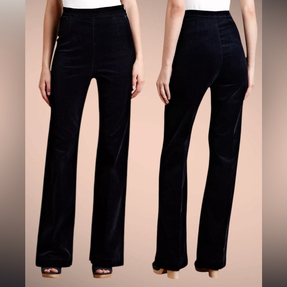 Alexa Chung for AG Jeans Revolution Navy corduroy Pants - Picture 1 of 14